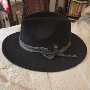 Black Fedora Hat